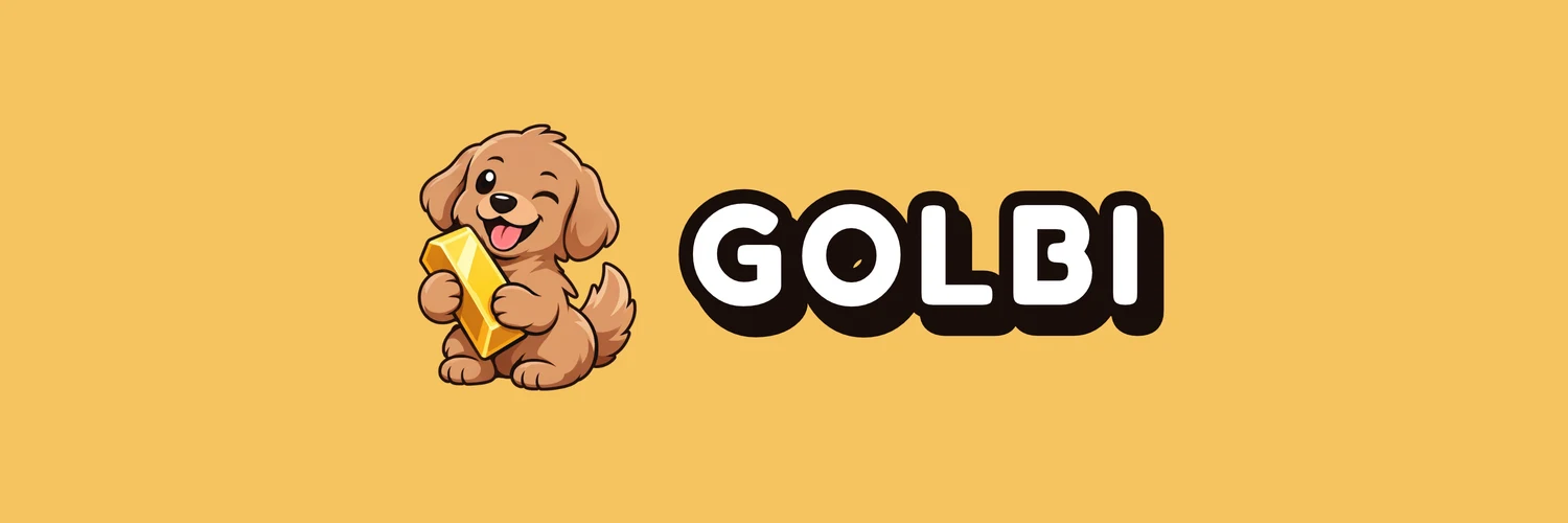GOLBI banner sized for an X profile header